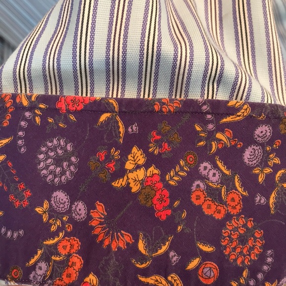 Blue and purple striped shirt. - Picture 3 of 3